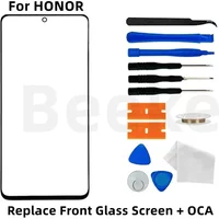 Front Glass Screen + OCA Film For Honor Magic 3 4 5 6 7 8 Pro Lite VS V2 V3 V5 Outer LCD Display Touch Panel Lens + Replace Kits