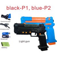 X-GUNNER XGUNNER 2.4G wireless gaming light gun,Blue and Black Dual Guns