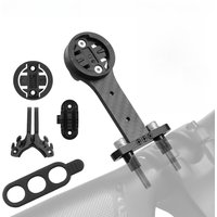 Carbon fiber mountain road bicycle stem computer extension bracket, Garmin extension base with under - hung camera accessories