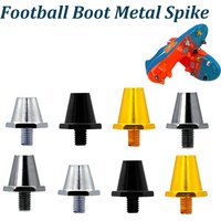 4/12PCS Football Boot Metal Spikes Set Soccer Shoe Studs Stable Replacement With M5 Thread for Athletic Sneakers Accessories