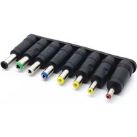 8pcs Male to Female DC power Jack Plug Adapter Connectors laptop adaptor Connector 6.3 5.5 4.8 4.0 3.5mm 2.5 2.1 1.7 1.35mm Plug