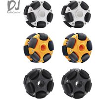 4PCS 58mm Nylon Omni Free Robot Wheel Customizable Arduino ROS Car Omni-Directional for NXT EV3 Toy Enc Racing Accessories