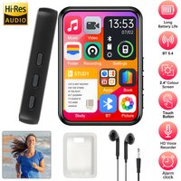 New 32GB 2.4Inch MP3 Music Player Full Touch Screen Built-in Speaker High Quality Sound Player Multilingual Walkman with Speaker