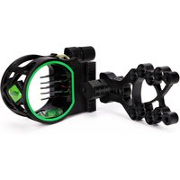 5 Pins Bow Sight Aluminum Alloy Right Hand Adjustable Compound Recurve Bow Sight for Bow and Arrow Archery Accessories