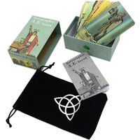 12x7cm Waite Tarot Card with Guide Book 78Pcs Pull Out Gift Box Full English Divination Fate Oracles Deck Cards Board Game