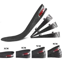 Air Shoe Cushion Lift Insert Men Women 3-9cm Invisible Variable Insole Height Increase Insoles Adjustable Cut Taller Support Pad