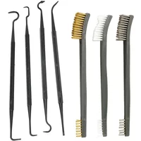 7pcs Universal Gun Cleaning Kit 3pcs Steel Wire Brush 4pcs Nylon Pick Set Hunting Rifle Accessories Cleaning Tool