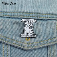 NO ME OFREZCAN PAN Enamel Pins Custom NO TENGO AUTOCONTROL Brooches Lapel Badges Clothes Funny Jewelry Gift for Friends