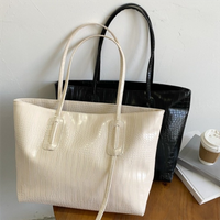 PU Leather Women's Tote Bag Multi-pocket Multipurpose Shoulder Bag Large Capacity Versatile Design Handbags Travel Shopping