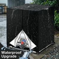 1000L IBC Water Tank Cover 210D Oxford Cloth Zipper Design Outdoor Sun Rain Dust Protection Cover