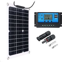 300W Solar Panel – 18V System with 10A-100A Controller, Suitable for Charging Mobile Devices, Car Batteries, or RV Power Systems