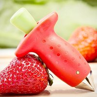 Tomato Stem Fruit Corer Strawberry Stem Remover Ware Strawberry Kitchen Gadget Tool Knife Pineapple Hole Seed Vegetable Cutter