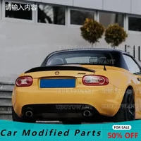 For MX5 NC NCEC Roster Miata EPA Type 3 2009-2015 High Quality Material Glossy Black Tail Wing Rear Trunk Spoiler Body Kits