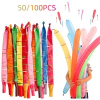 50/100 stücke Fliegende Rakete Ballon Fliegen Quietschen Geburtstag Party Dekoration kinder Aufblasbare Spielzeug Outdoor Unterhaltung