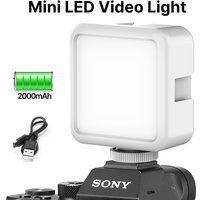 Ulanzi VL49 Mini-LED-Videoleuchte, 2000 mAh, CRI 95+, 5500 K, tragbares Fotografie-Vlogger-Fülllicht mit Kaltschuh für DSLR-Kamera