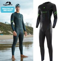 SUMARPO Triathlon Wetsuit for Men, 3/2mm Yamamoto Neoprene for Open Water Swimming