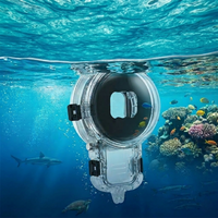 For Insta 360 X5 Invisible Dive Case Pro Waterproof Splash Housing Underwater Dive Protective Shell for Insta360 X5 Accessories