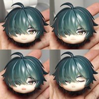 Zenless Zone Zero Lighter Ob11 Face for 1/12 BJD Doll Water Sticker Faceplates Anime Game Cosplay Toy Accessories