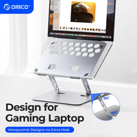ORICO Foldable Laptop Stand Aluminum Alloy Holder Portable Book Tablet Bracket with Heat Dissipation for MacBook Dell Stand