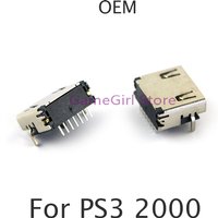 2pcs Replacement for Playstation 3 PS3 Slim 2000 HDMI-compatible Port Jack Socket Interface Connector