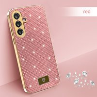 Silicone Flash Drill Cases for Samsung Galaxy A56 A55 A54 A53 A36 A35 A34 A26 A25 A24 A15 A16 A14 A06 4G 5G Electroplated Covers