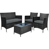 Outdoor 3 Piece Outdoor Cushions Replacement Set for Rattan Chairs Sofa Patio Garden Water Resistant, Lightweight amp Durable G