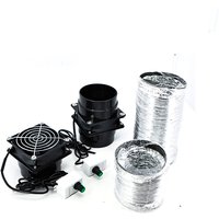 2types DC 5V USB Adjustable Speed Solder Smoke Absorber Fume Extractor Fan 1m 3m Pipe Duct Exhuast 1 2 way Ventilation Fan O21