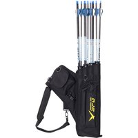 4-Tube Archery Arrow Quiver Waist/Hip Quiver for Compound & Recurve Bows Outdoor Hunting Shooting Accessories