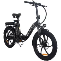 AliExpress AVAKA BZ20 PLUS Foldable 500W Adult Electric Mountain Bike 870WH Battery 20 Inch Fat Tire Unisex Ebike