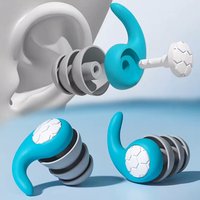 HUAK Plus Ear Plugs + Mute for Extra Coverag- for Noise Reduction - High-Fidelity Reusable For sleep travel flight