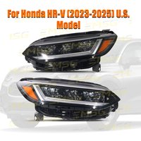 Zestaw przednich reflektorów LED do Hondy HR-V HRV 2023 2024 2025, wersja amerykańska, akcesoria samochodowe, 8PIN, kierunkowskaz, światła do jazdy dziennej (DRL), 331503W0A02