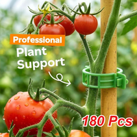 180PCS Tomato Clips for Climbing Plants Plastic Trellis Plant Support Clips Garden Reusable for Supporting Tomato Vine Plants