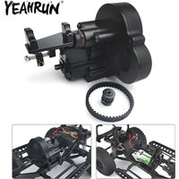 YEAHRUN Reverse Gearbox with Transmission Belt 2 Speeds for Axial SCX10 Wrangler Wraith 90048 1/10 RC Crawler Car Upgrade Parts