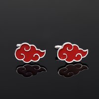 New in Cloud Cufflinks for Men red Color Sleeve Button Modern mens Metal Cuff Links Wholesale Gemelos
