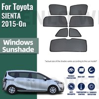 Custom For Toyota SIENTA 2015-2021 2022 2023 Car Sunshade Visor Front Windshield Frame Curtain Rear Side Baby Window Sun Shade
