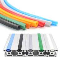 5/10Meters Extrusion Slot Cover 10 20 30 15 Series 6mm/8mm Flat Seal For 2020 Aluminum Extrusion Profile Soft Panel Holder