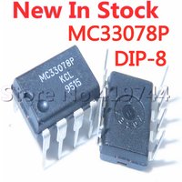 5PCS/LOT MC33078P MC33078PG MC33078 DIP-8 Dual Operational Amplifier In Stock NEW original IC