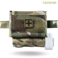 Tactical Medical Kit IFAK Compact Trauma Kit, Belt To MOLLE Compatible, First Aid Kit With Tourniquet Holder For Airsoft Hunting
