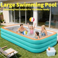 The Family Inflatable Swimming Pool Is Durable And Thickened, Suitable For Large Swimming Pools For Backyard And Lawn Parties image 4