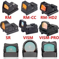 Mini RM HD SR VISM PRO Red Dot Sight Tactical Optic Reflex Collimator Compact Riflescopes For Glock 17 Rear Scope Sight