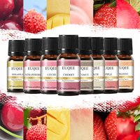 EUQEE 10ML 10ML Sweet Fruit Fragrance Oil For Aromatherapy,Making Candle,DIY Soap,Apple,Mango,Strawberry,Cherry,Coconut,Peach