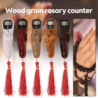Hand Counter Portable Digital Beads Counter Led Digital Electronic Rosary Beads Tally Toy Tassel with LED easy resettable