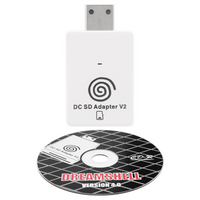 ABKI-Dc Sd Tf Card Adapter Reader V2 Voor For Sega Dreamcast En Cd Met Dreamshell Boot Loader