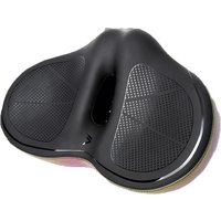 AliExpress HUIJING Oversized Bike Seat Wide Bicycle Saddle Novel Backrest Design Universal Fit Exercise Bike or Road Stationary Bike Seat Cushion