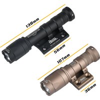 WADSN Flashlight M300 M600 SF Surefir Scout Light Metal CNC DD Mount Base Tactical MLOK KEYMOD SMRR Rail System Airsoft Gear