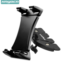 Xnyocn Universal 5 - 3 Inch Tablet Stands Holder Car CD Slot Tablet Bracket Mobile Phone Mount For iPad Mini Pro Samsung iPhone