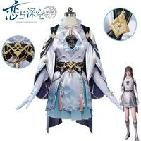 Love and deepspace Zayne Cosplay Costume Women Cascading Breeze Dress Coat Battle Uniform Role Play Clothing Halloween Outfit