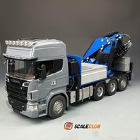 Scaleclub Tamiya 1/14 R470 R620 R730 S770S full metal 8X8 rear wheel follow-up F1650 truck mounted crane