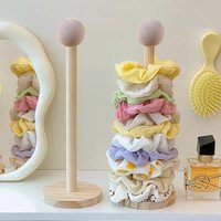 Wooden Hair Band Holder Children Rubber Band Hair Rope Accessories Storage Rack Display Shelf For Living Room Easy To Assemble