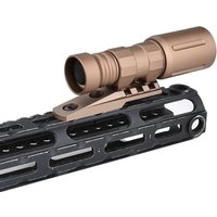 Tactical Aluminum Alloy M-LOK Keymod Cantilever Rail Light Mount Base Fit for Surefire M300 M600 Series Flashlights